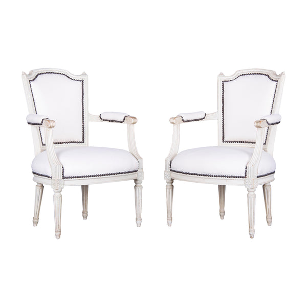 Louis XV Chair (White)