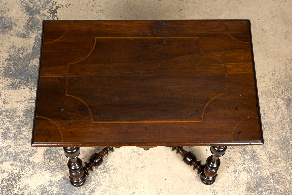 17th Century Italian Baroque Walnut Side Table