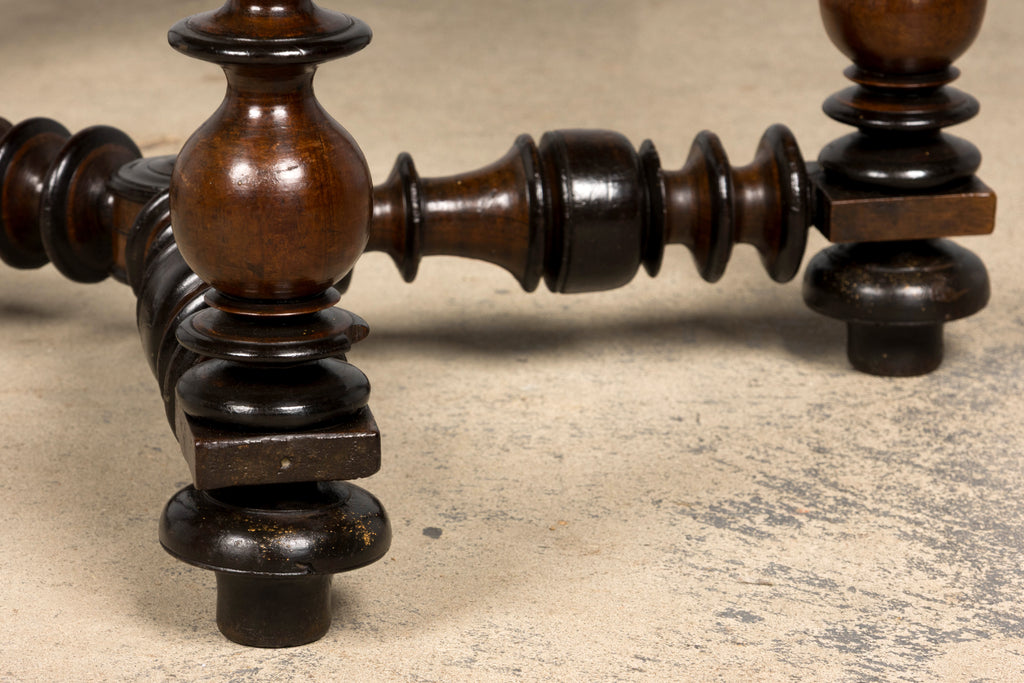 17th Century Italian Baroque Walnut Side Table