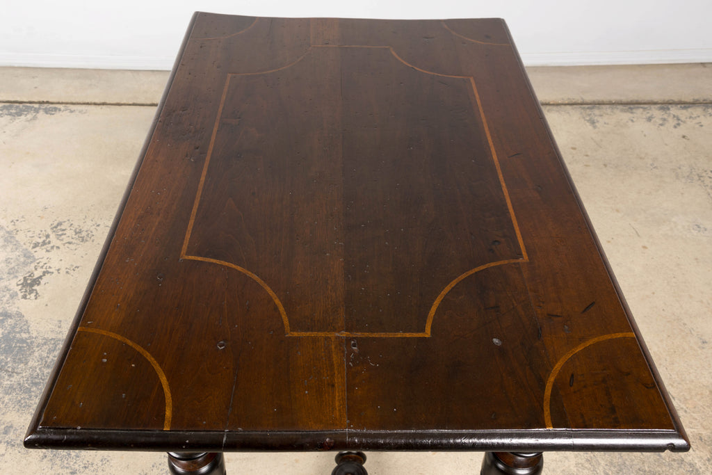 17th Century Italian Baroque Walnut Side Table