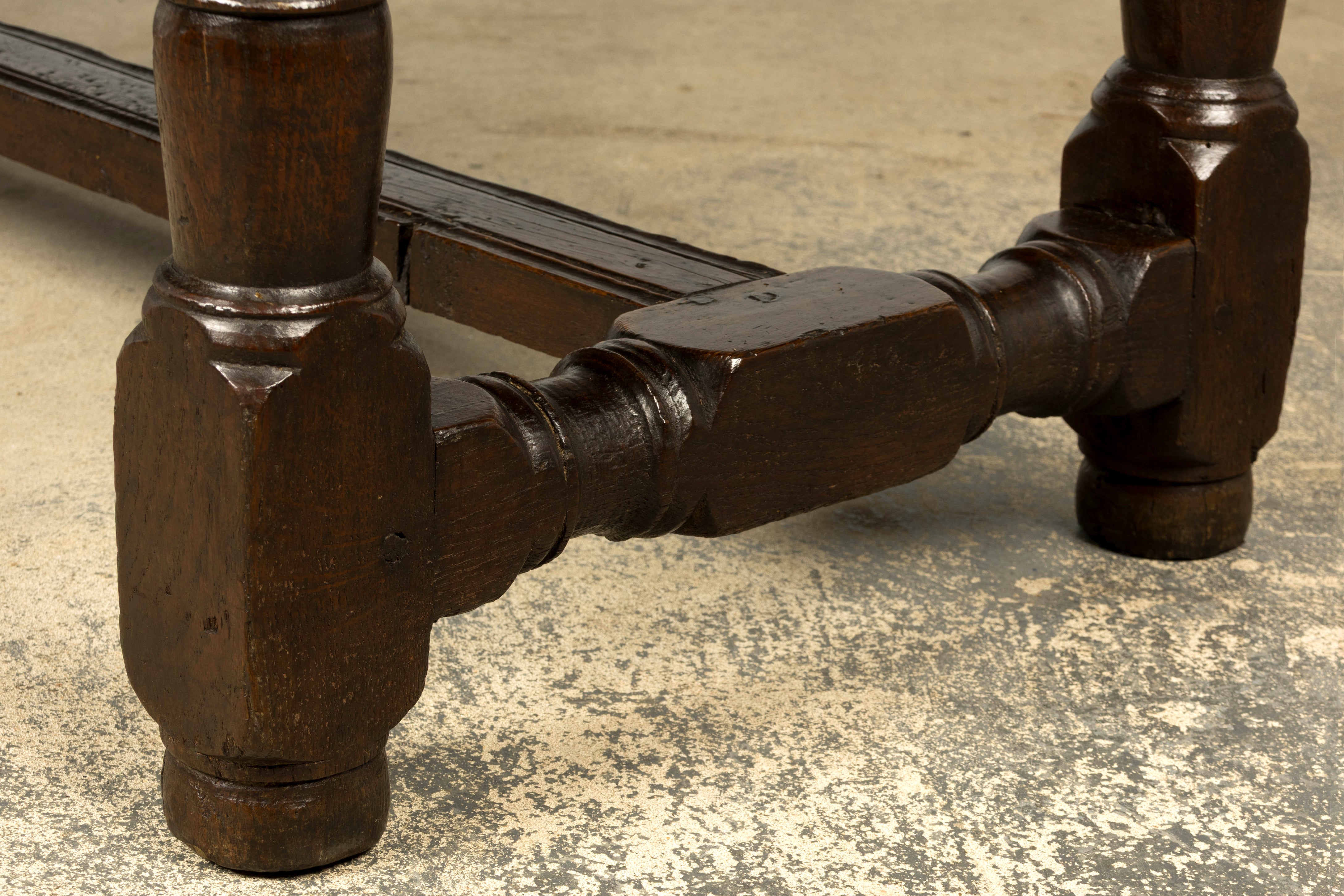 18th Century French Provincial Oak Petrin Dough Bin Table