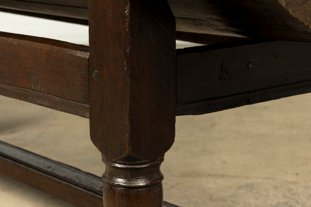 18th Century French Provincial Oak Petrin Dough Bin Table