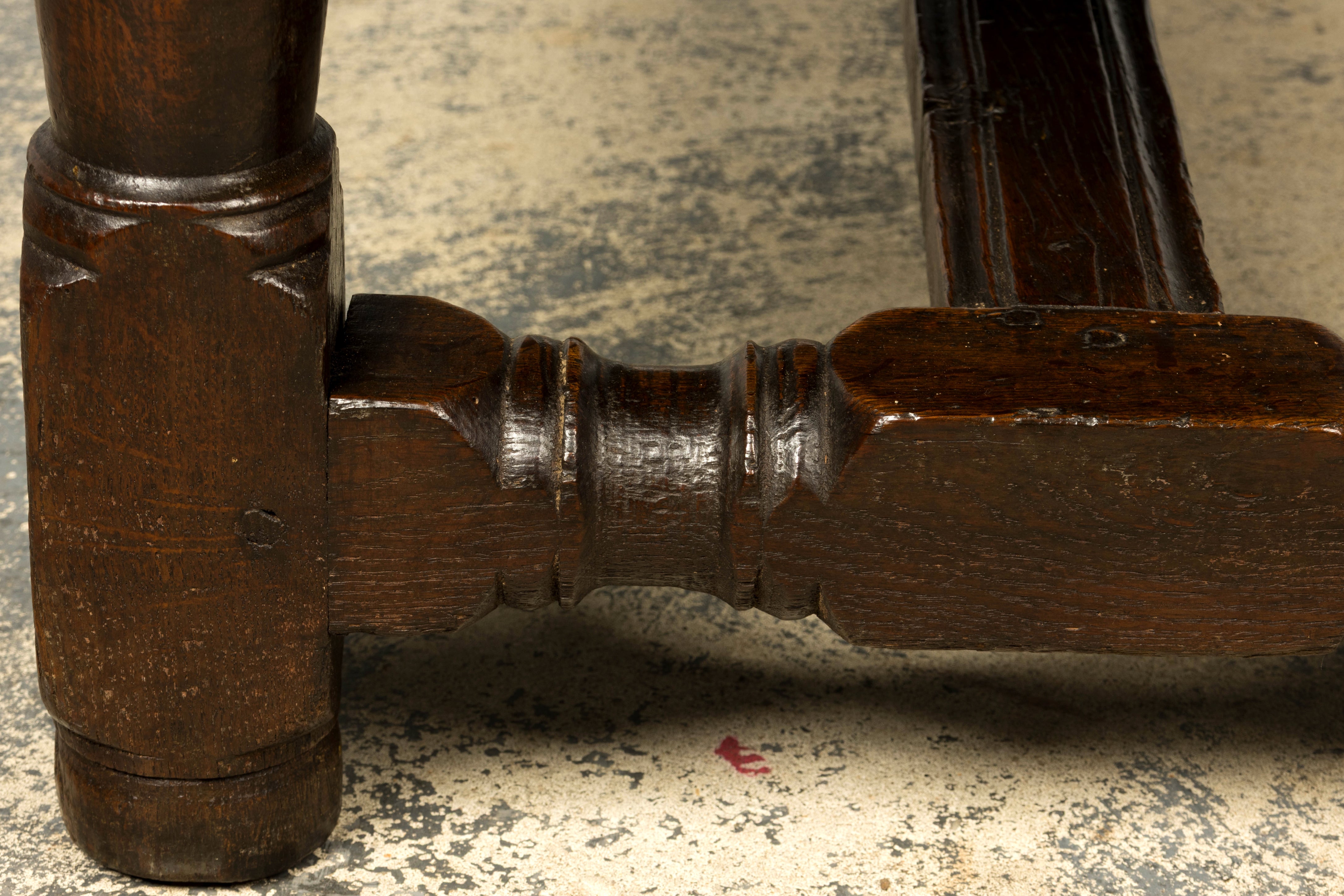 18th Century French Provincial Oak Petrin Dough Bin Table
