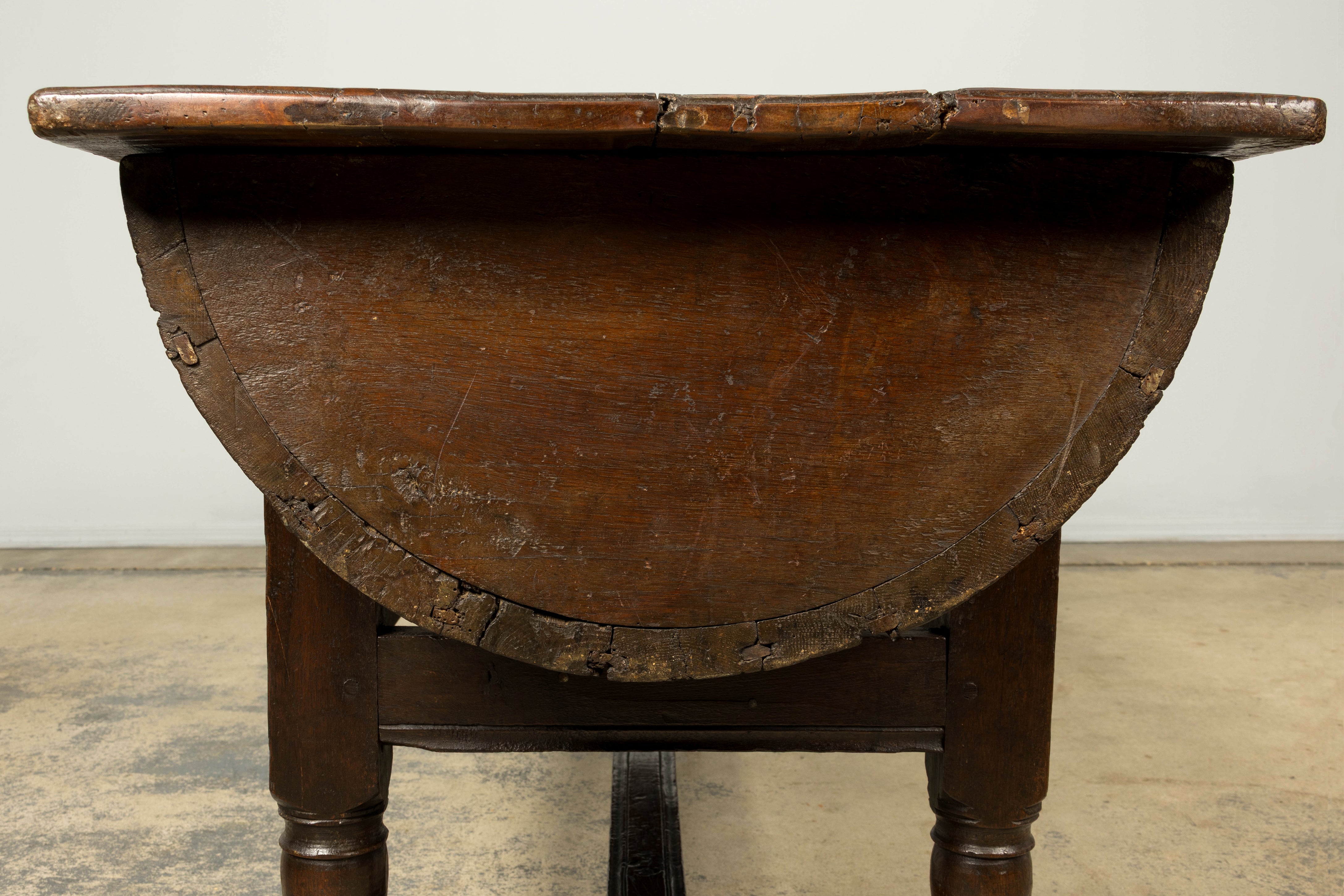 18th Century French Provincial Oak Petrin Dough Bin Table