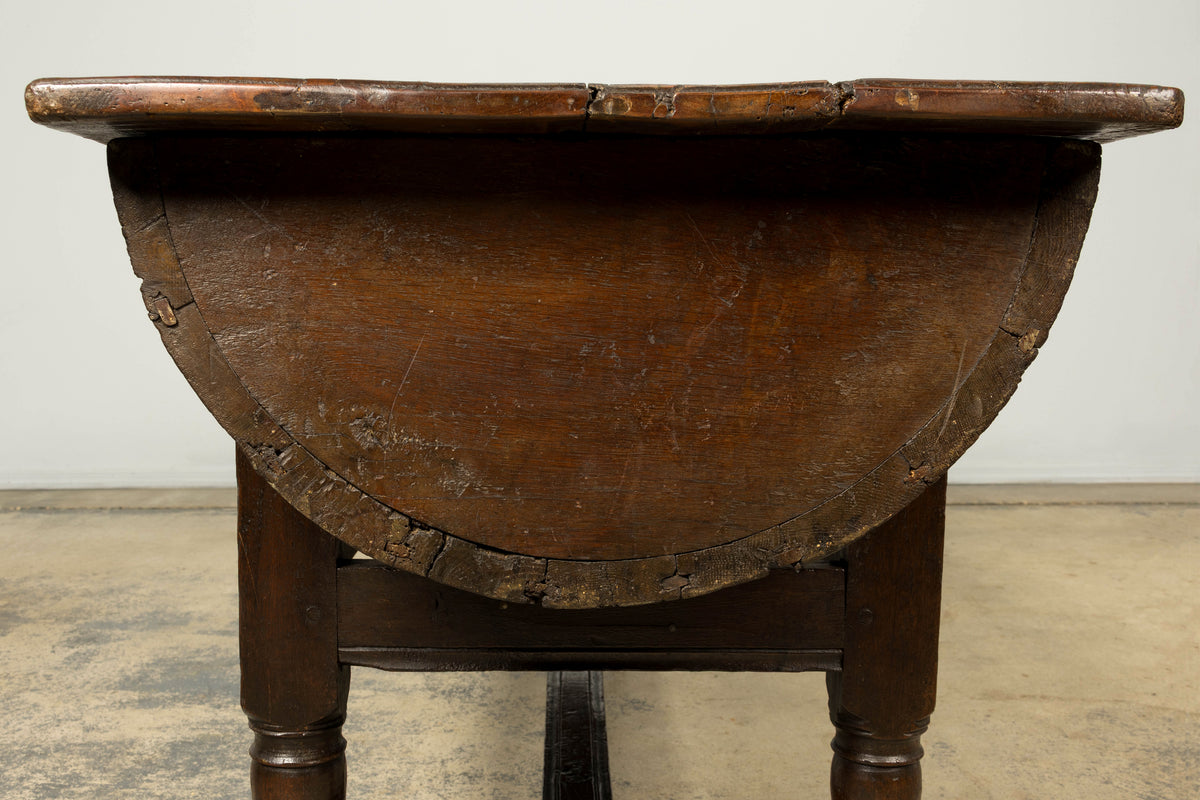 18th Century French Provincial Oak Petrin Dough Bin Table