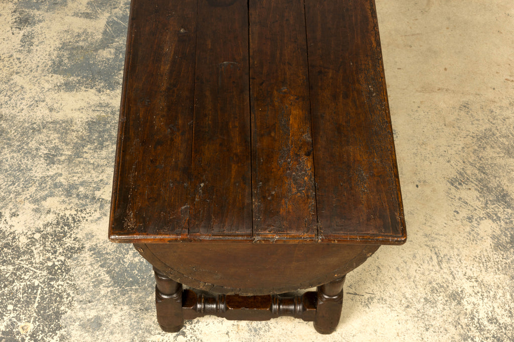 18th Century French Provincial Oak Petrin Dough Bin Table