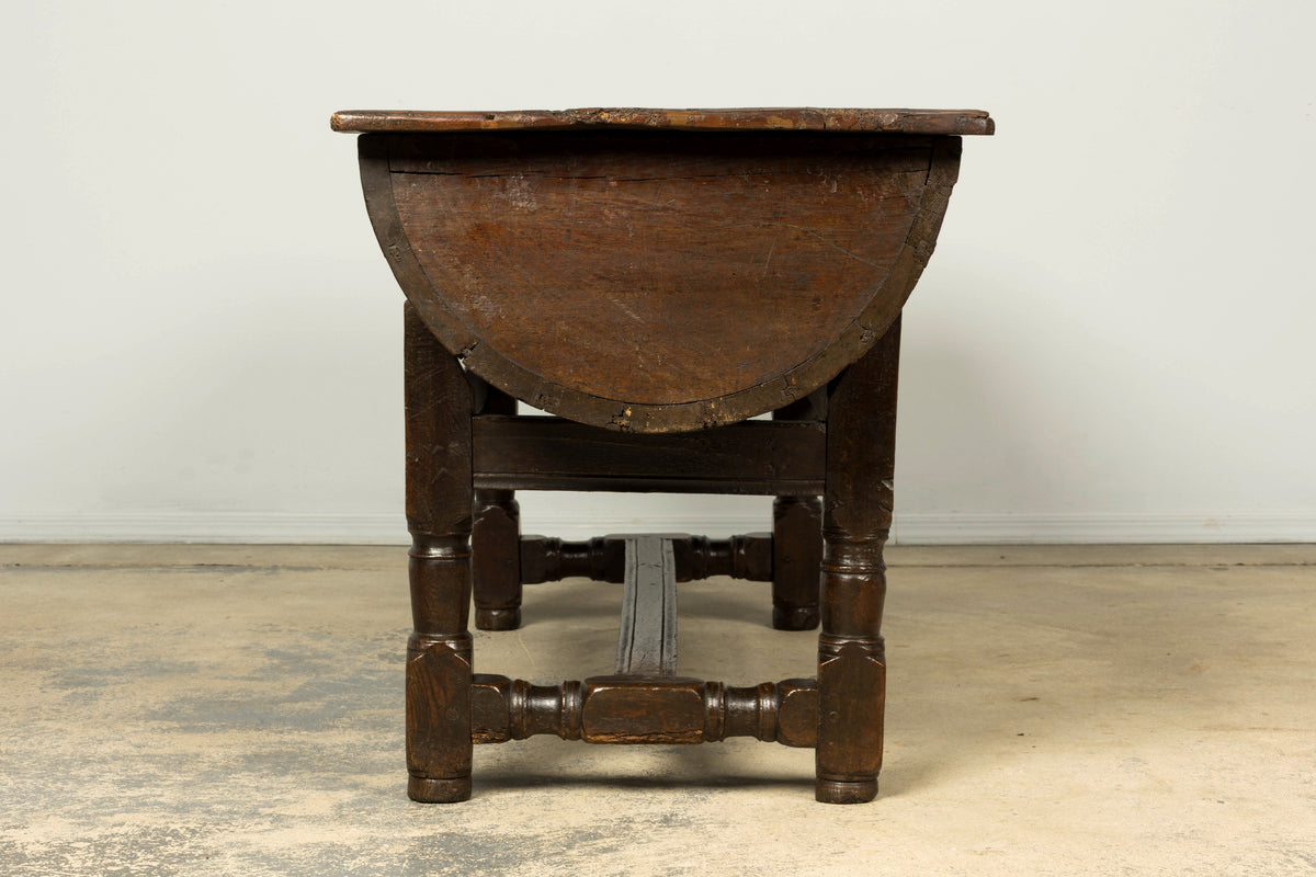 18th Century French Provincial Oak Petrin Dough Bin Table
