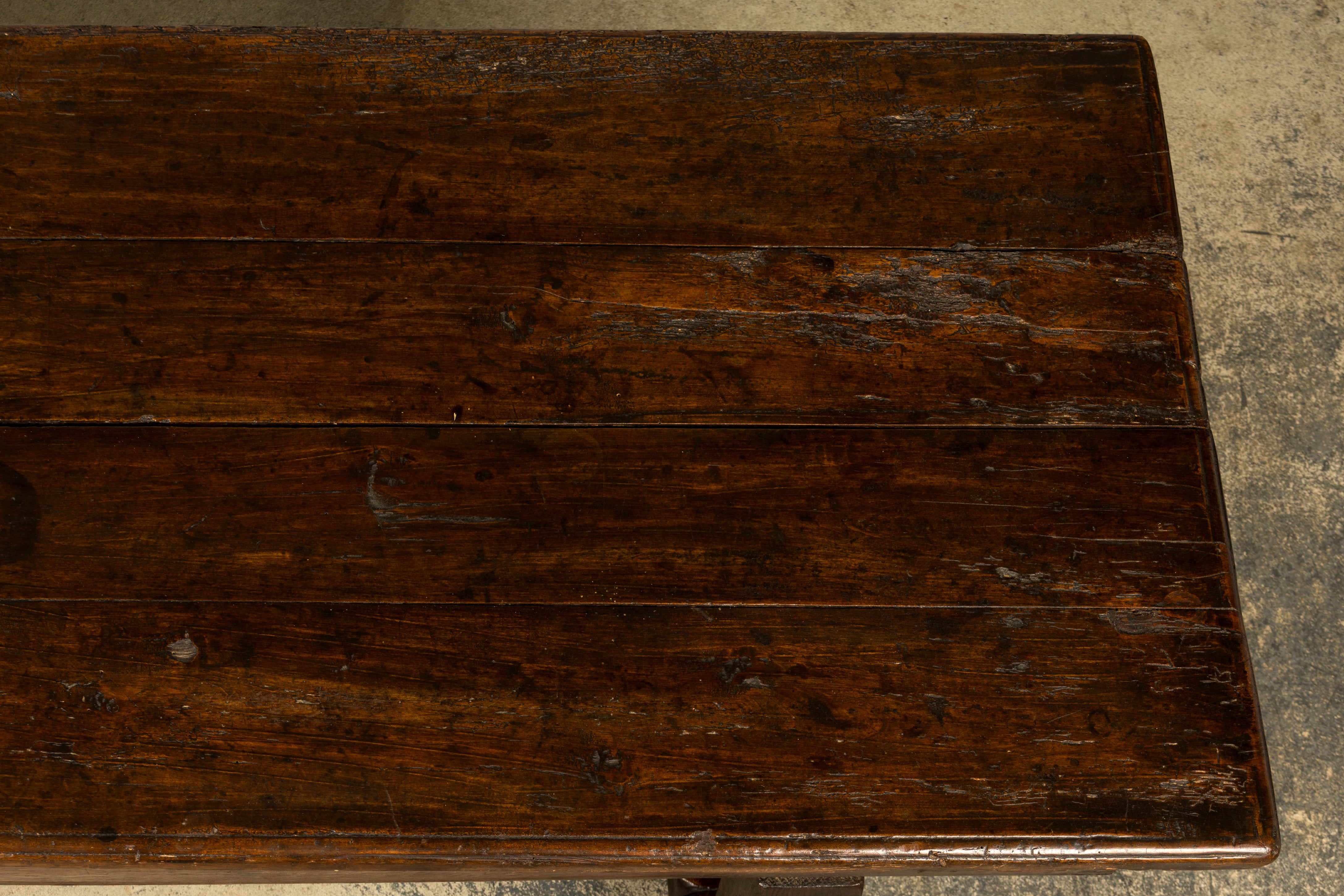 18th Century French Provincial Oak Petrin Dough Bin Table
