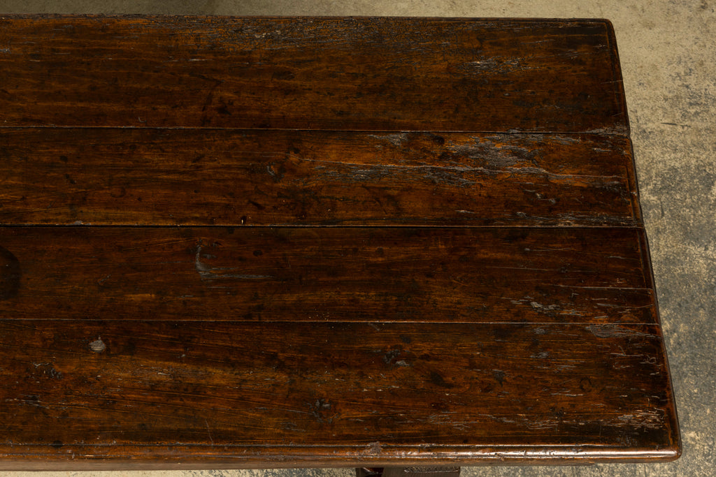 18th Century French Provincial Oak Petrin Dough Bin Table