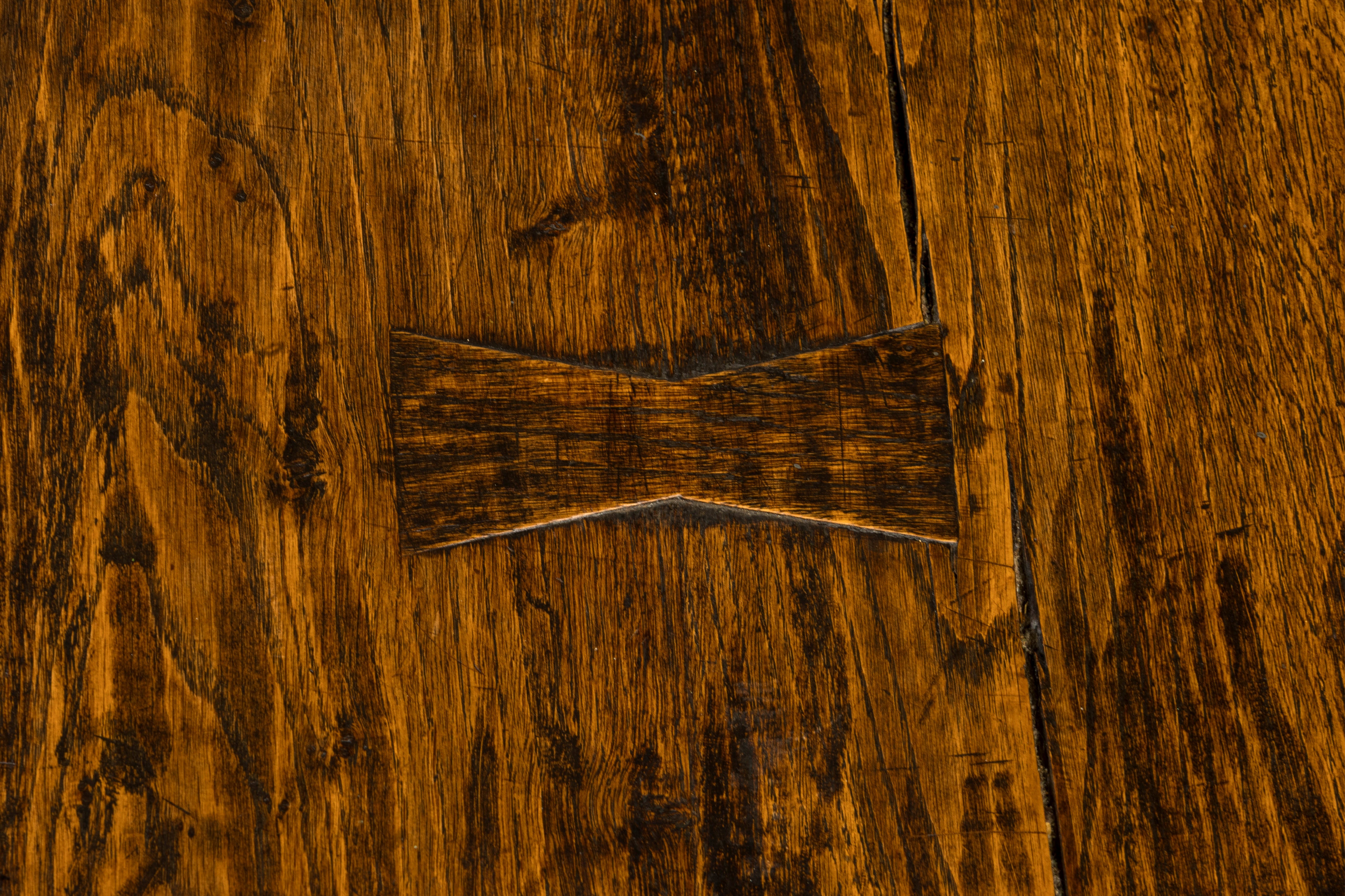 18th Century French Provincial Oak Refectory Trestle Dining Table