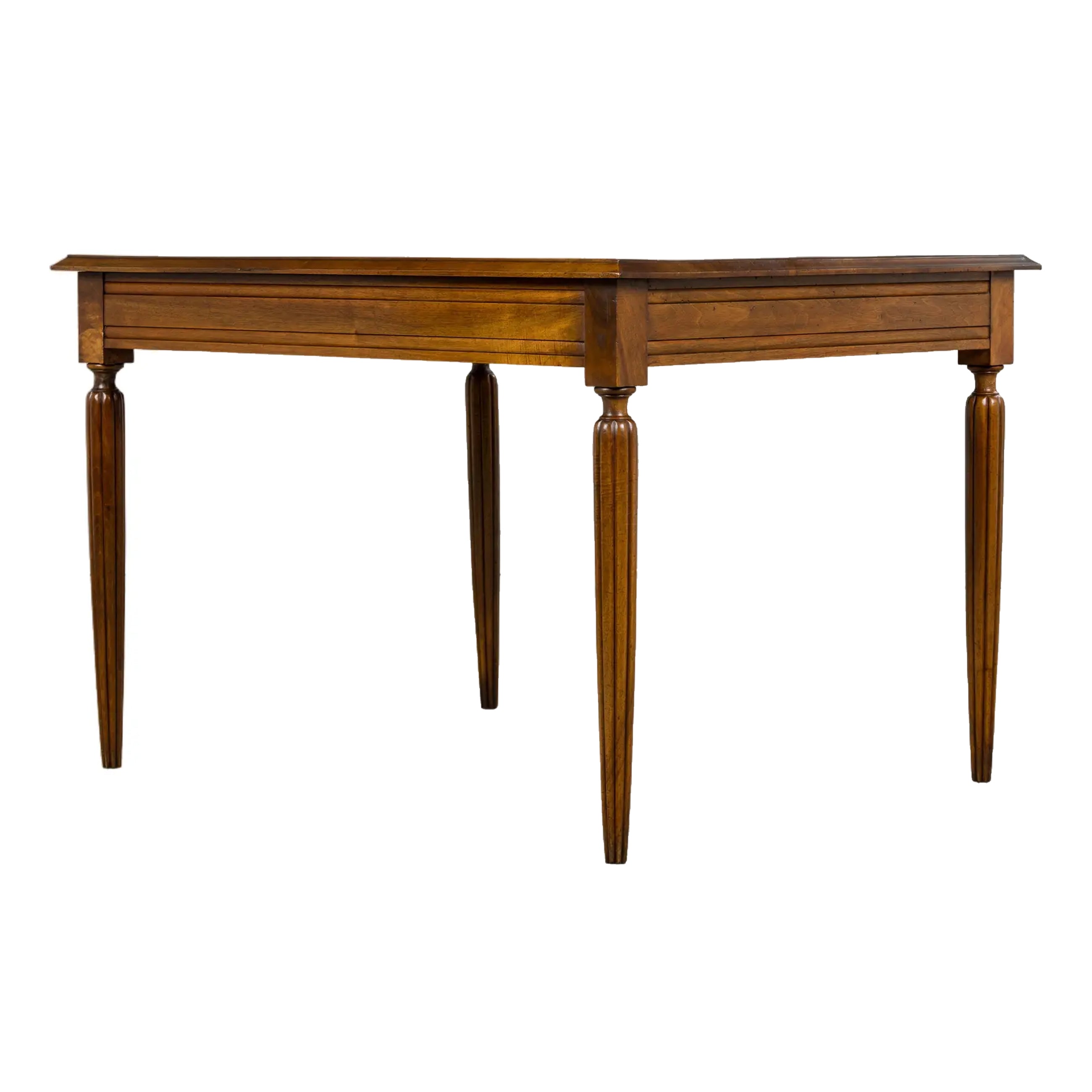1920s French Art Deco Walnut Writing Table