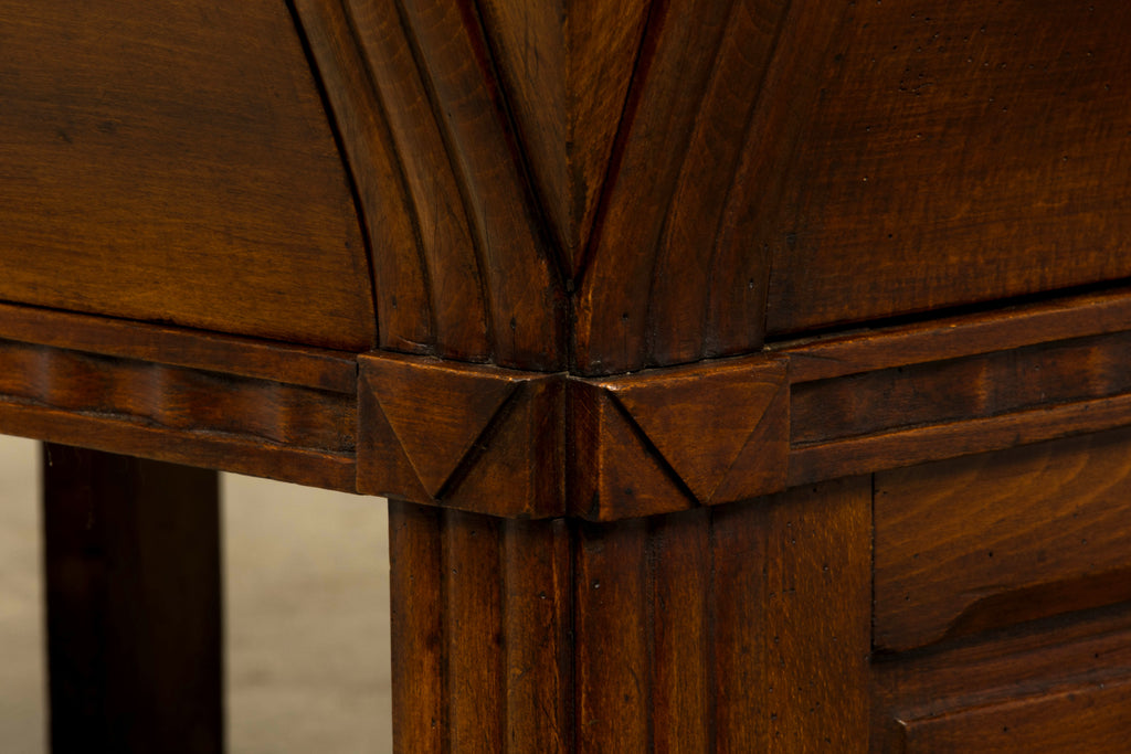 1920s French Art Deco Butcher Block Table, Beech Wood, Provence