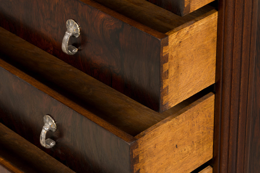 1930s French Art Deco Rosewood Chest of Drawers
