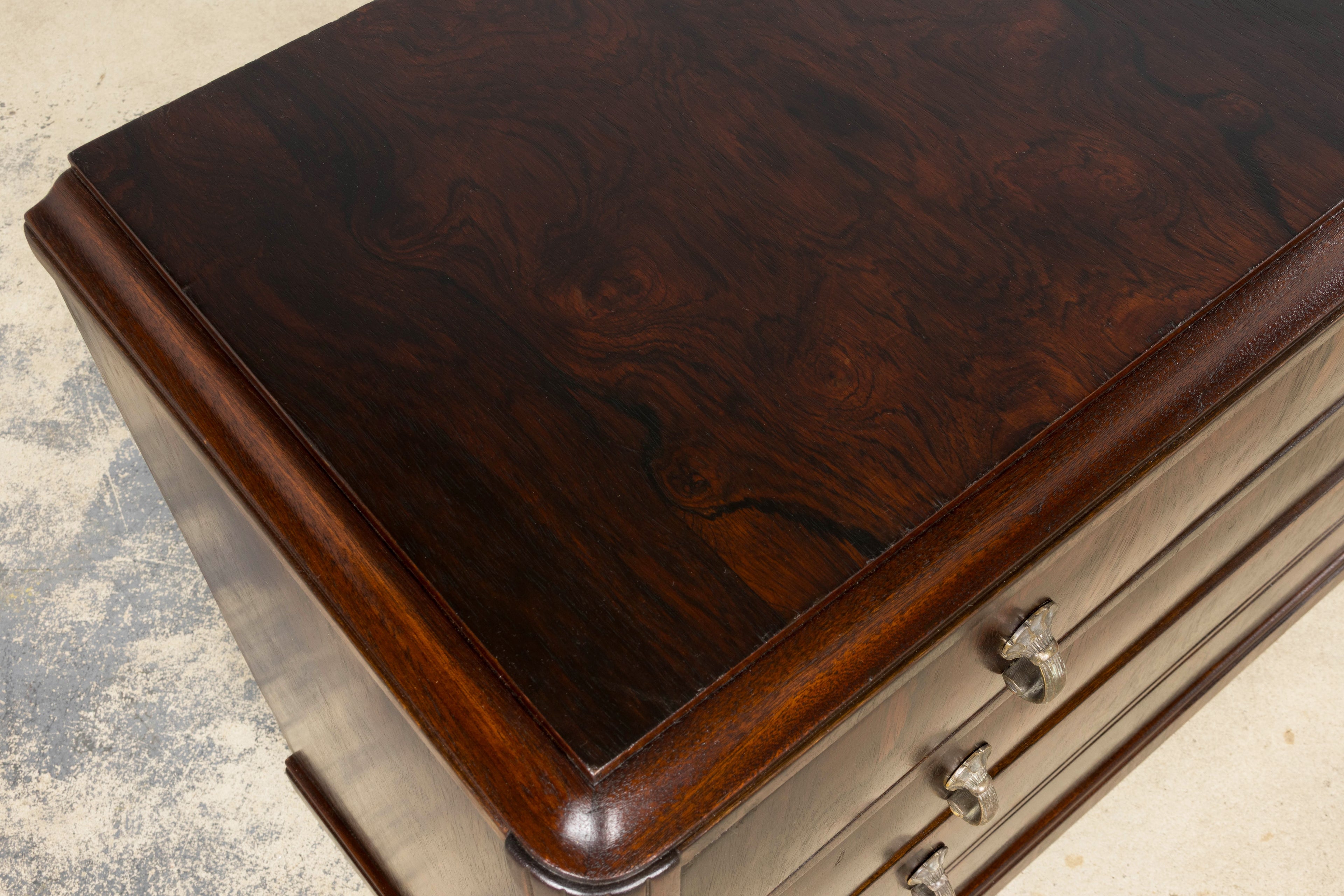 1930s French Art Deco Rosewood Chest of Drawers
