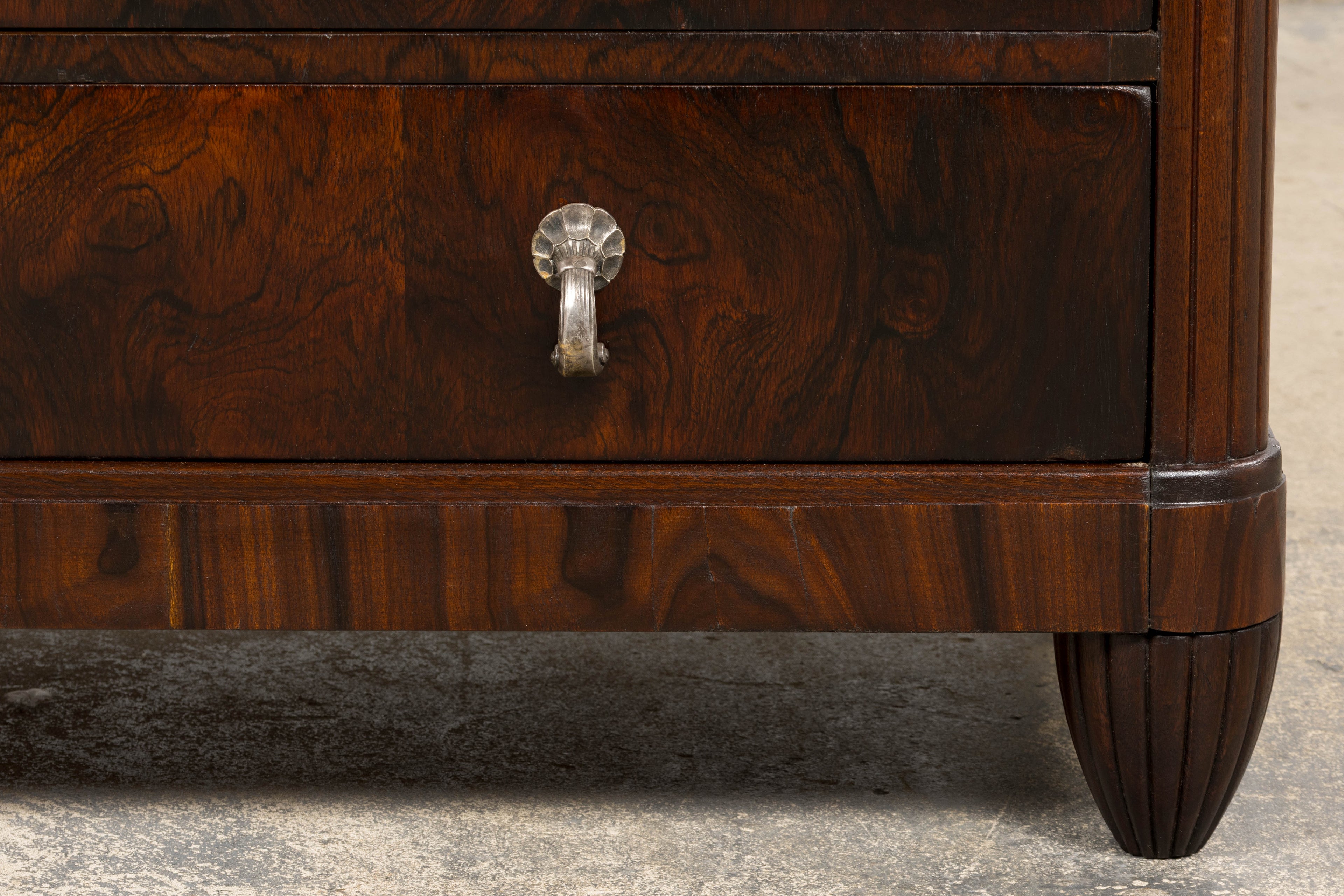 1930s French Art Deco Rosewood Chest of Drawers