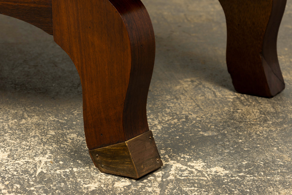 1930s French Art Deco Rosewood Sideboard with Black Marble Top