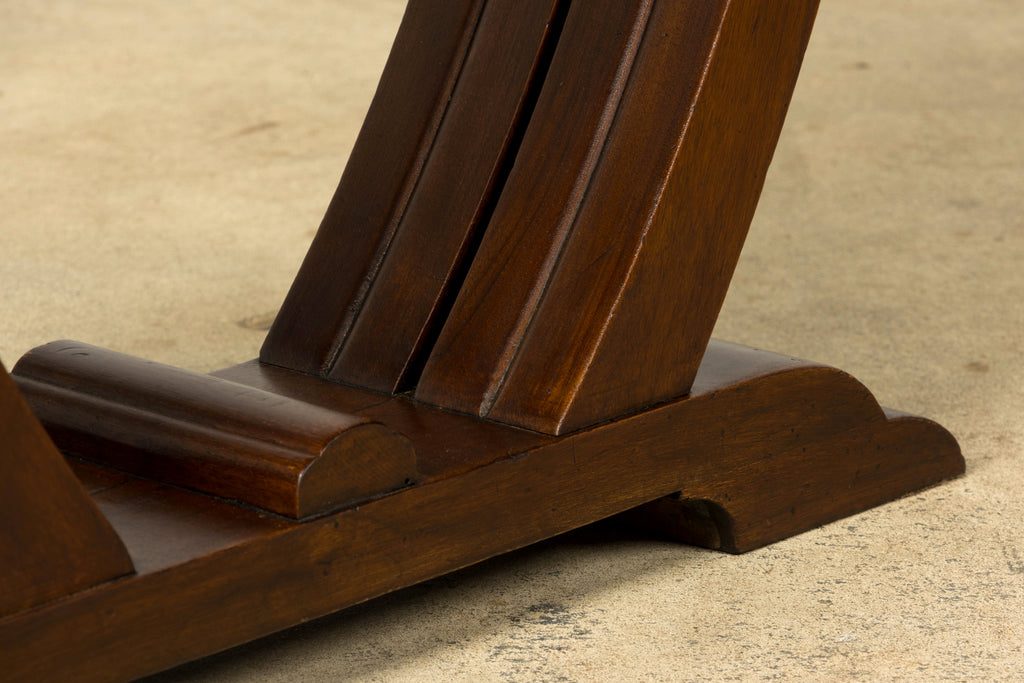1930s French Art Deco Walnut Console Table