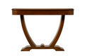 1930s French Art Deco Walnut Console Table