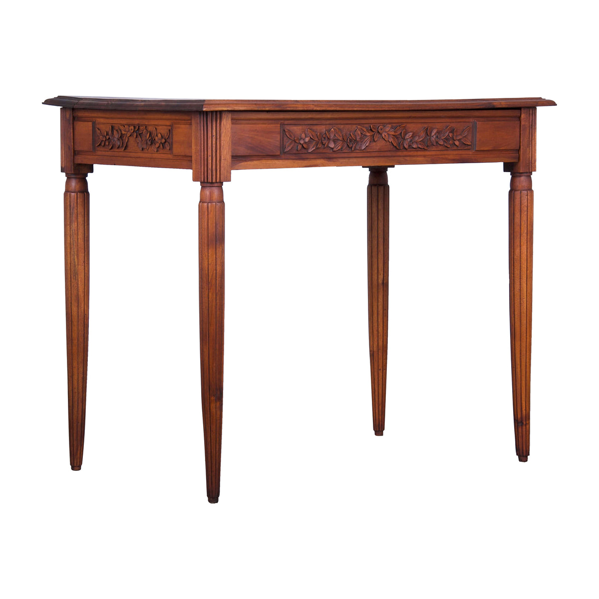 1930s French Art Deco Walnut Writing Desk or Side Table