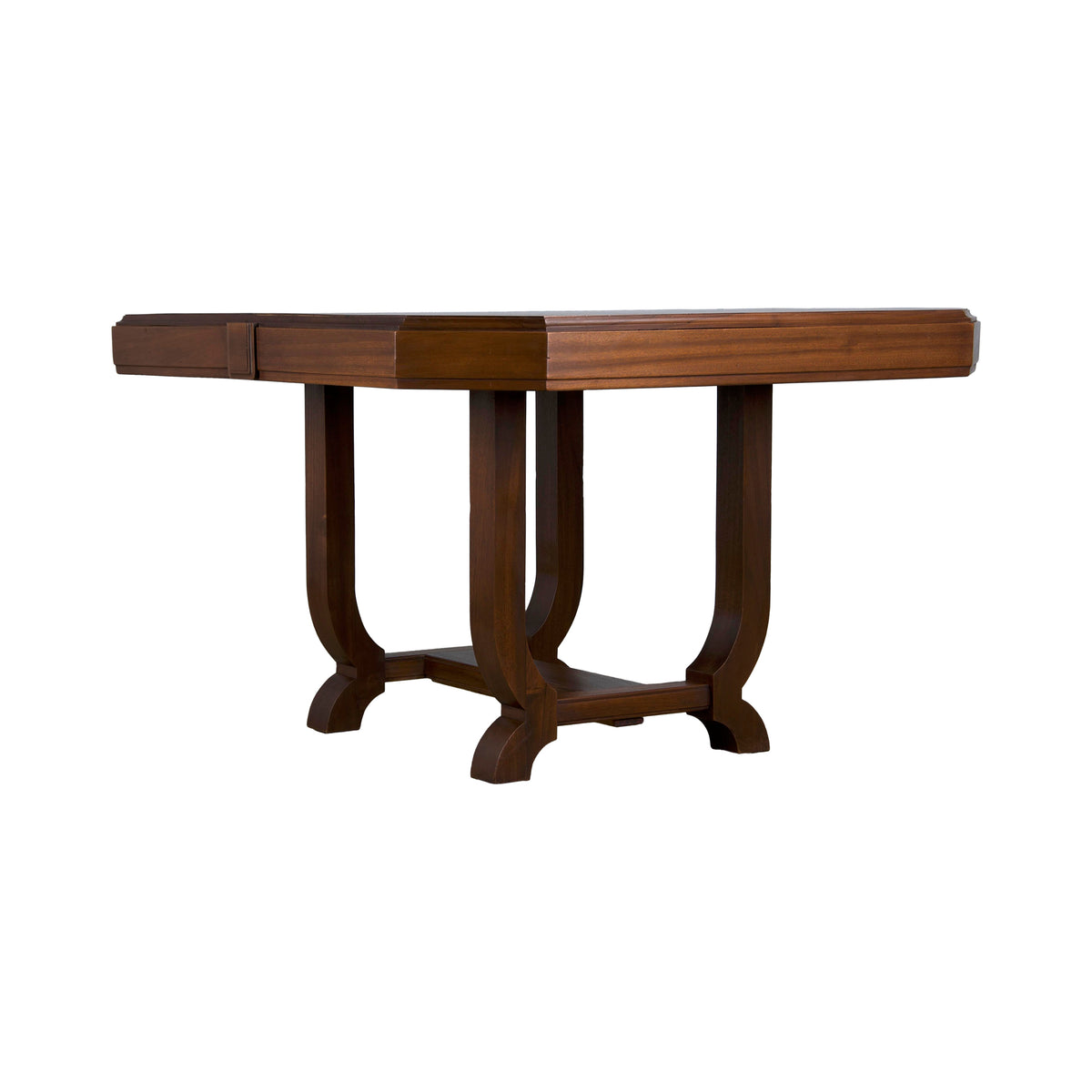 1930s French Art Deco Walnut Dining Table