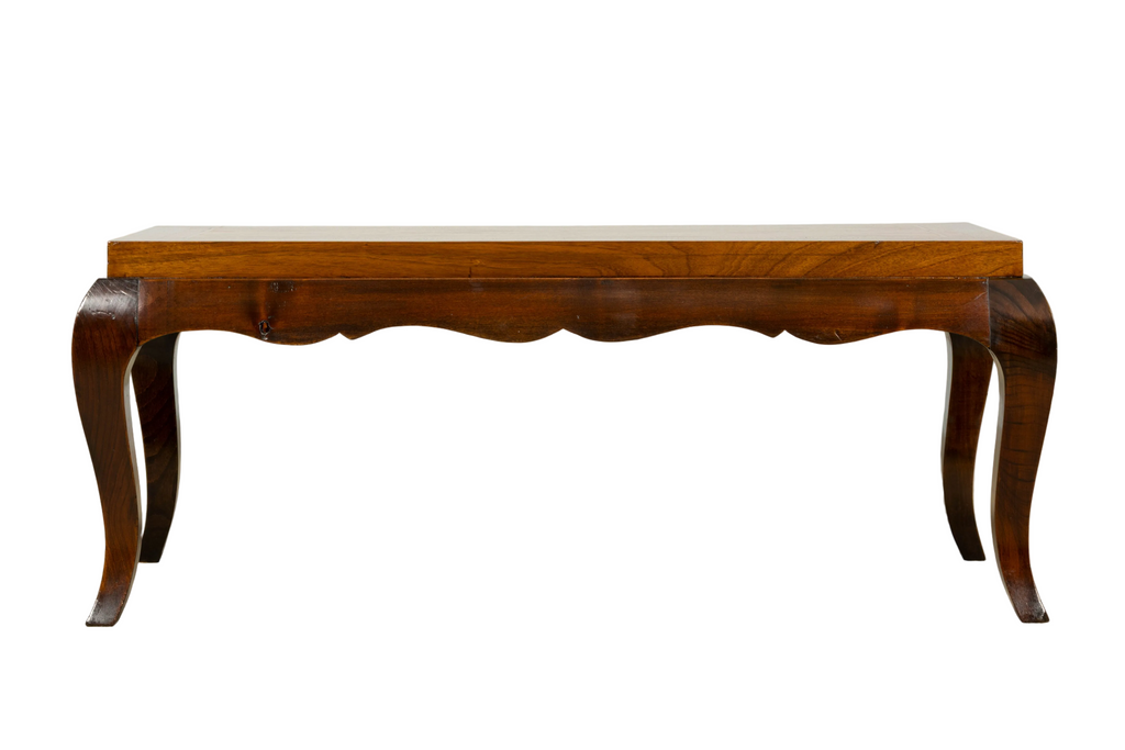 1940s French Art Deco Walnut Parquetry Coffee Table
