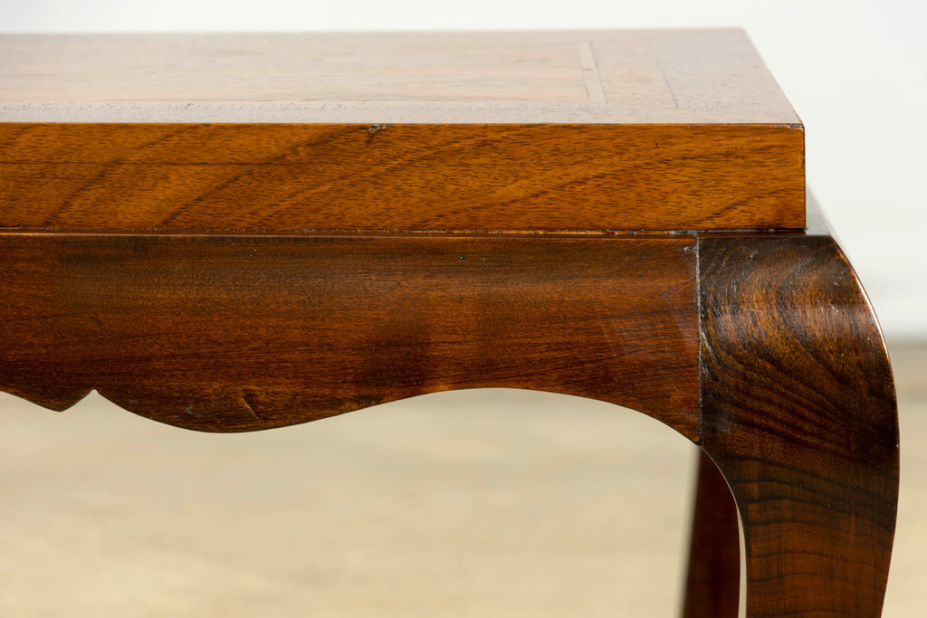 1940s French Art Deco Walnut Parquetry Coffee Table