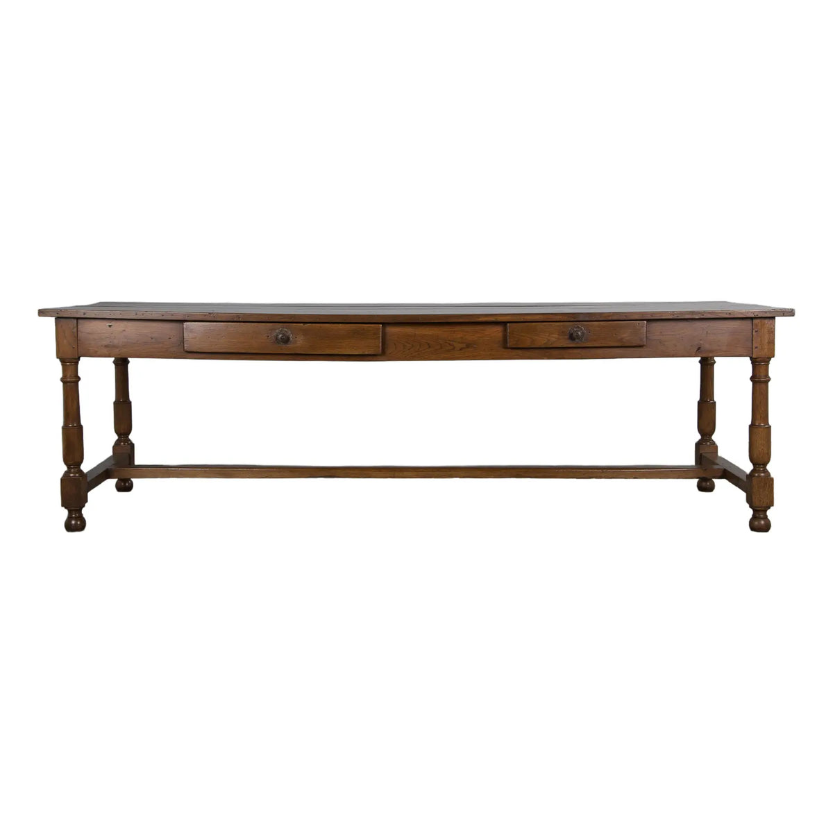 ON HOLD 19th Century Country French Oak Farmhouse Trestle Harvest Table