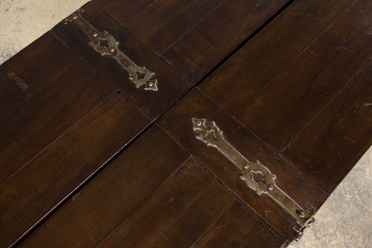 Late 19th Century Country French Provincial Maple Folding Table