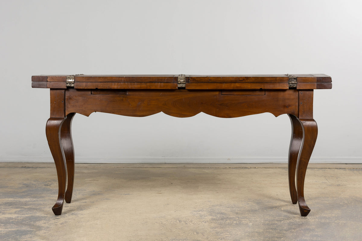 Late 19th Century Country French Provincial Maple Folding Table