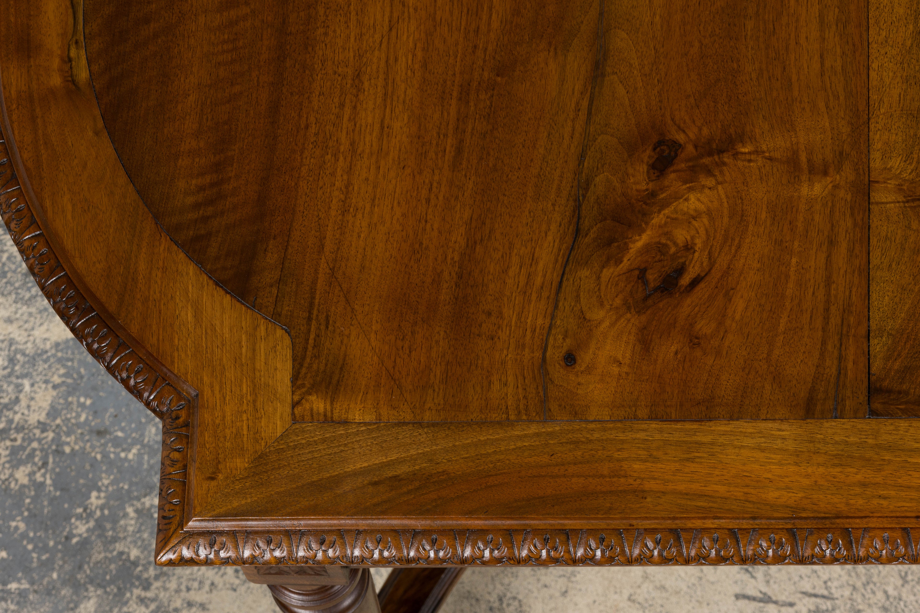 Antique French Louis XVI Style Walnut Writing Desk