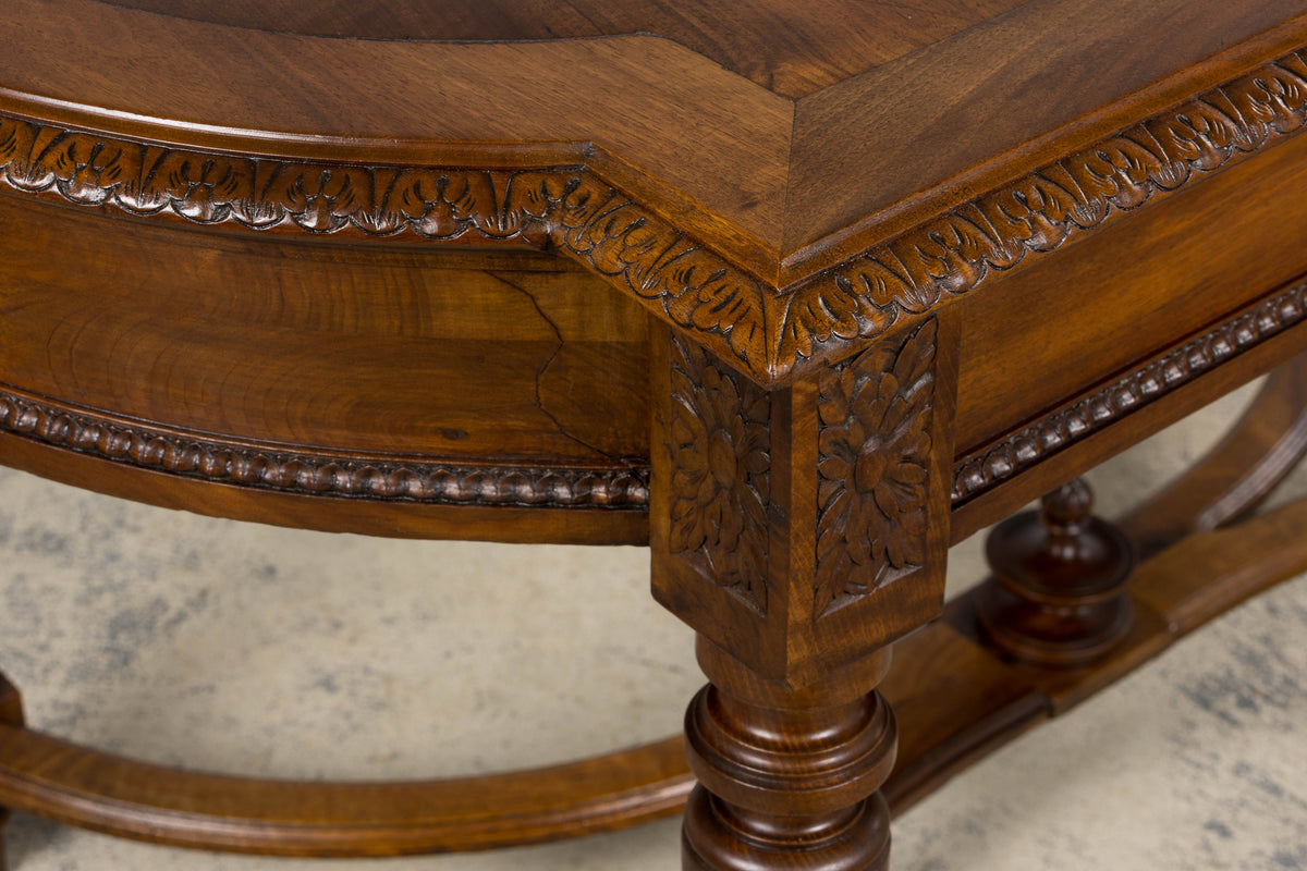 Antique French Louis XVI Style Walnut Writing Desk