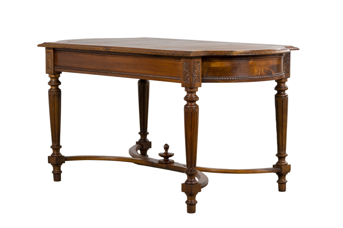 Antique French Louis XVI Style Walnut Writing Desk