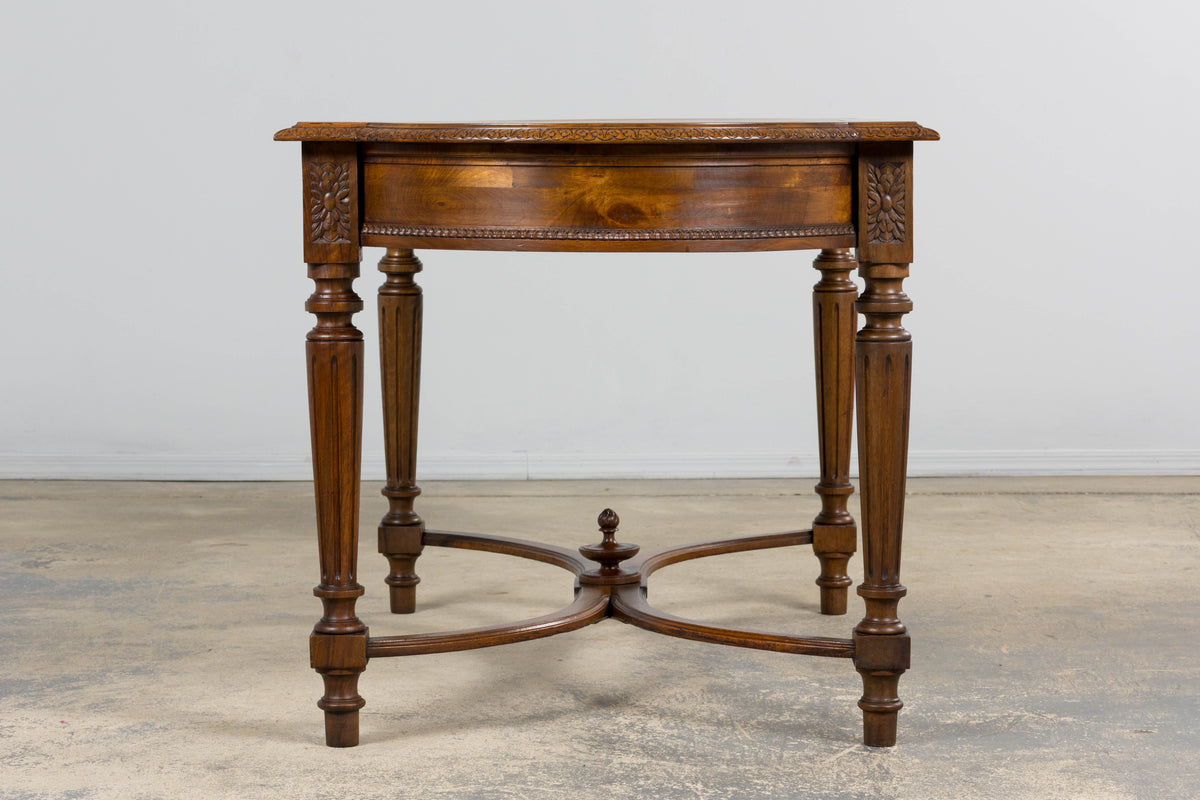 Antique French Louis XVI Style Walnut Writing Desk