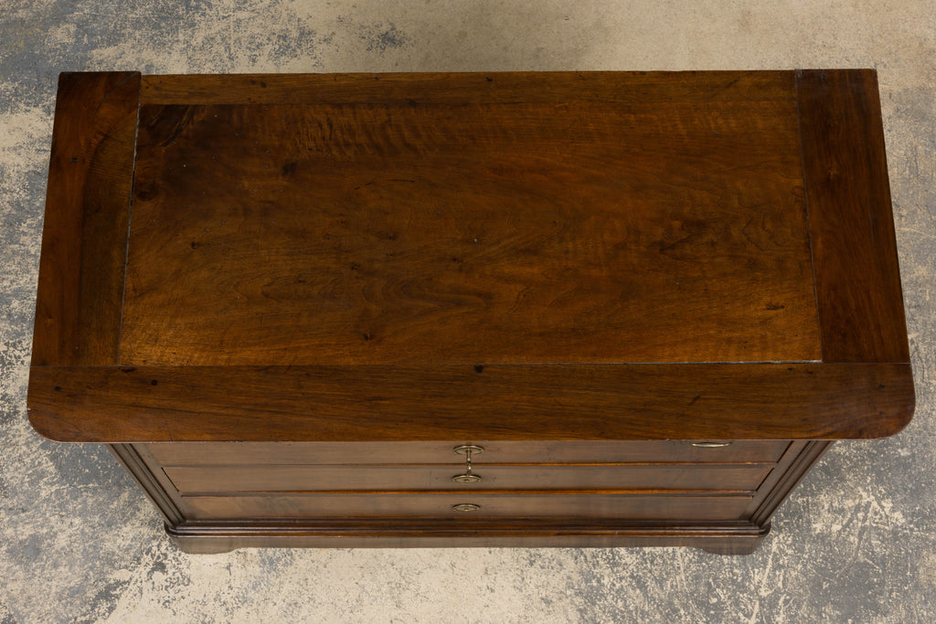 19th Century French Louis Philippe Walnut Chest of Drawers