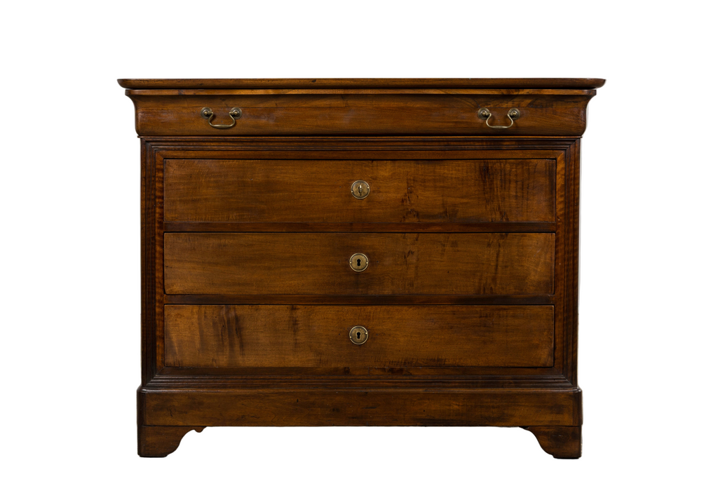 19th Century French Louis Philippe Walnut Chest of Drawers
