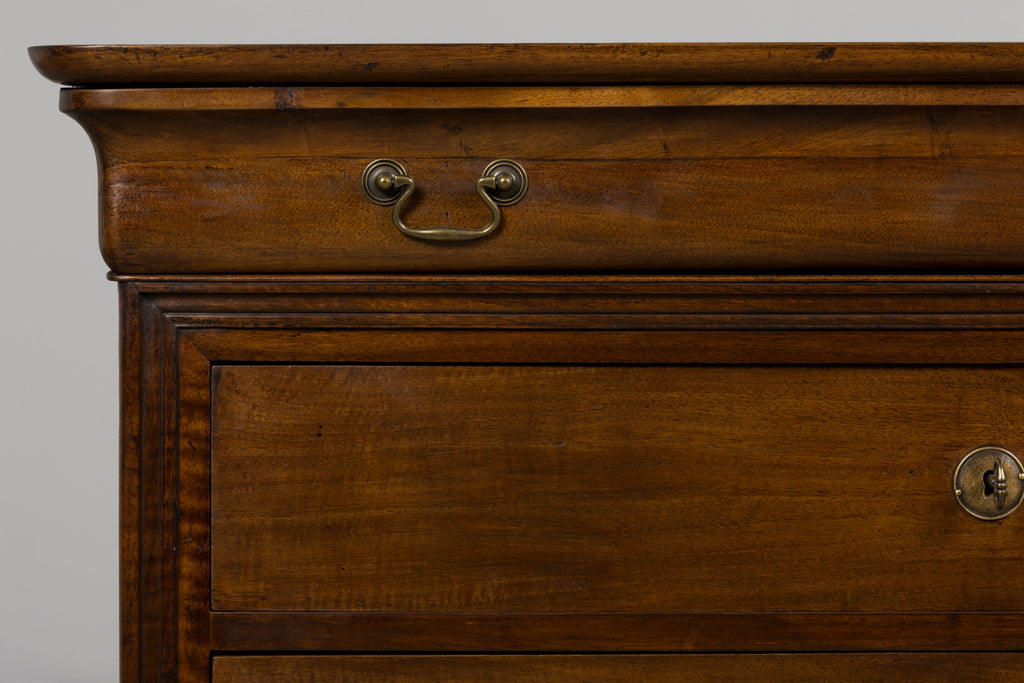 19th Century French Louis Philippe Walnut Chest of Drawers
