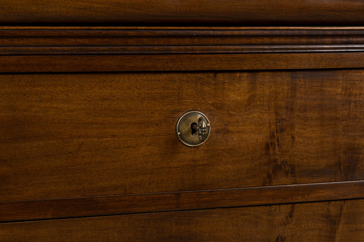 19th Century French Louis Philippe Walnut Chest of Drawers