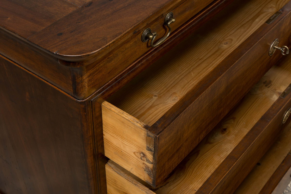 19th Century French Louis Philippe Walnut Chest of Drawers