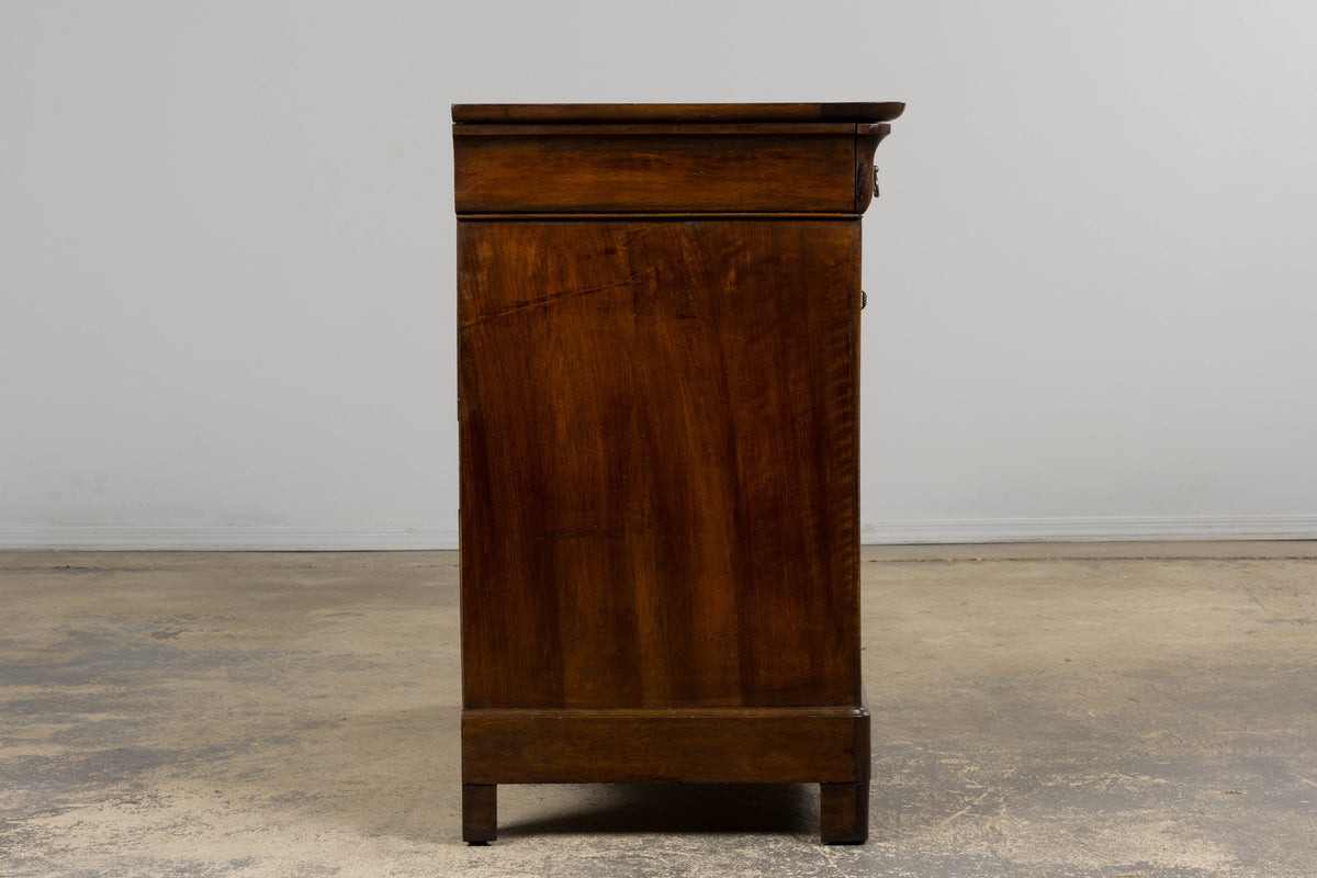 19th Century French Louis Philippe Walnut Chest of Drawers