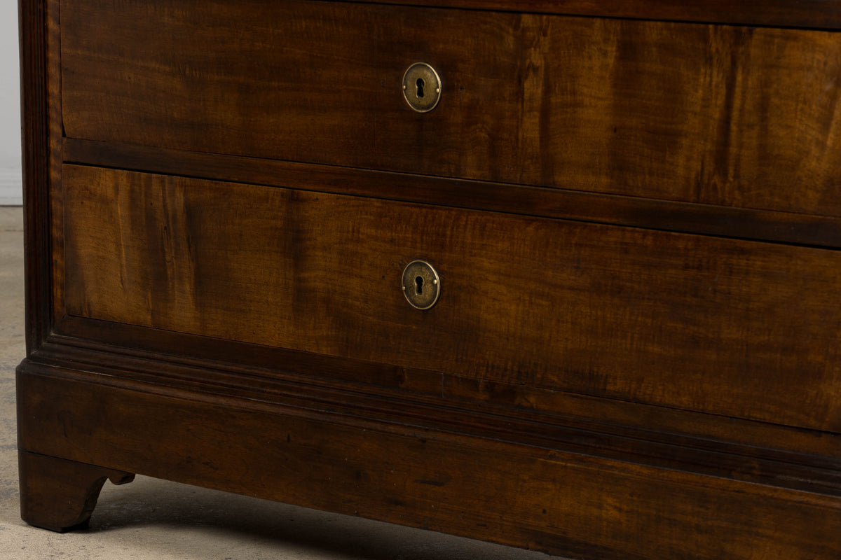 19th Century French Louis Philippe Walnut Chest of Drawers