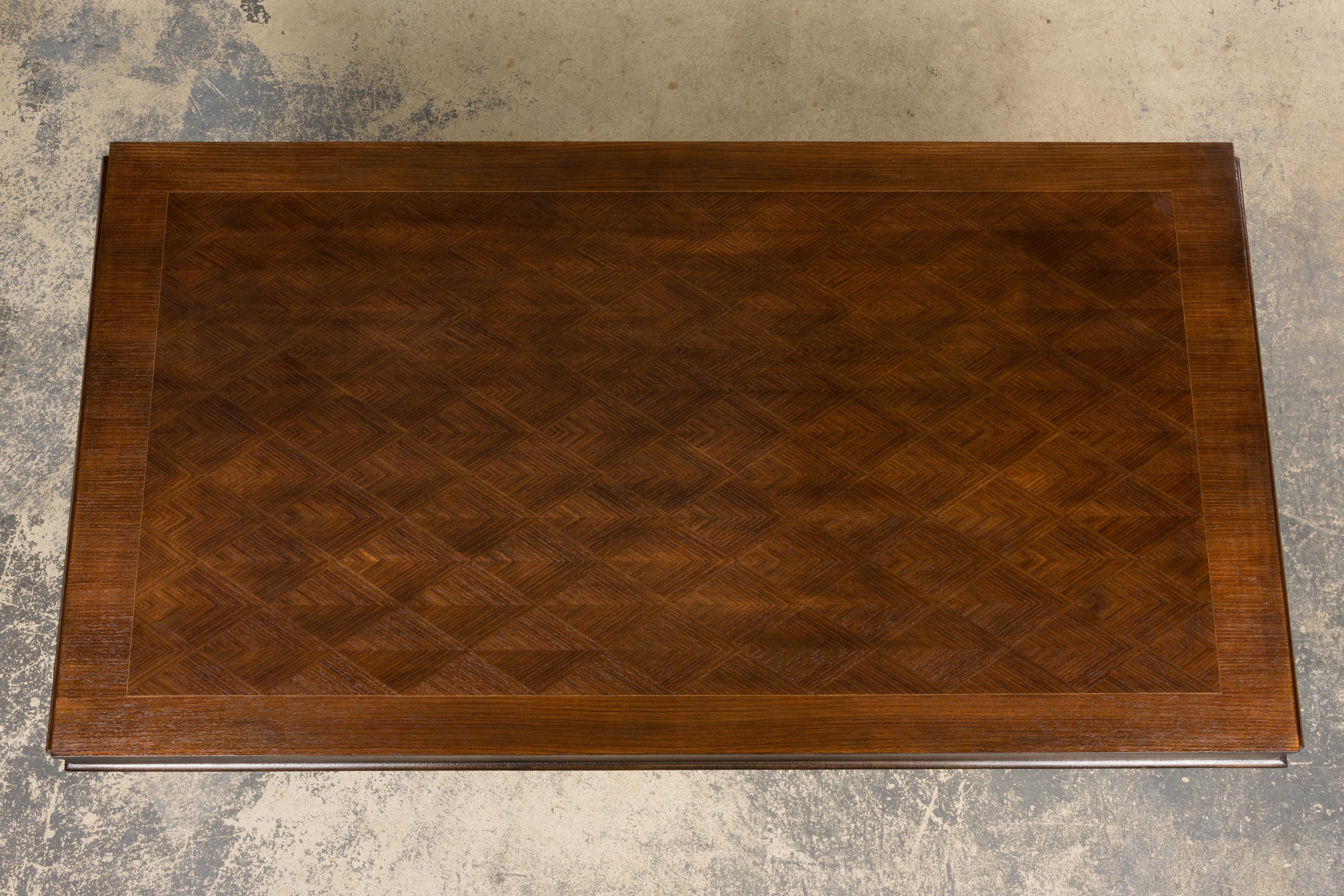 1930s French Parisian Art Deco Rosewood Dining Table