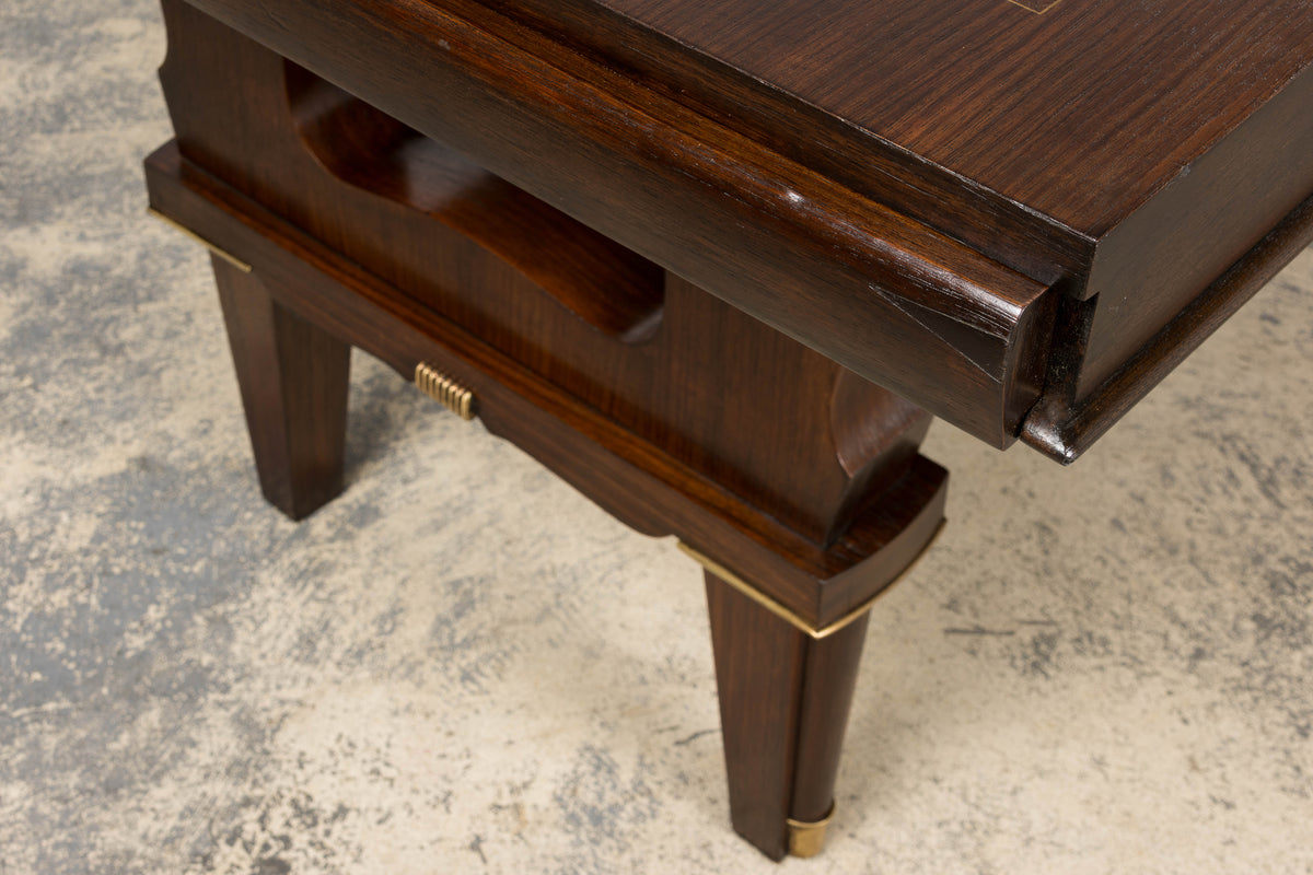 1930s French Parisian Art Deco Rosewood Dining Table