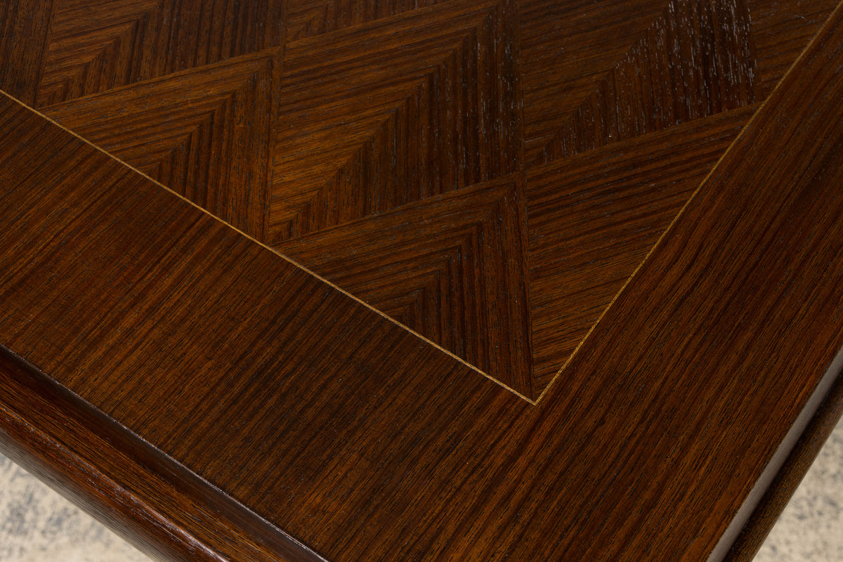 1930s French Parisian Art Deco Rosewood Dining Table