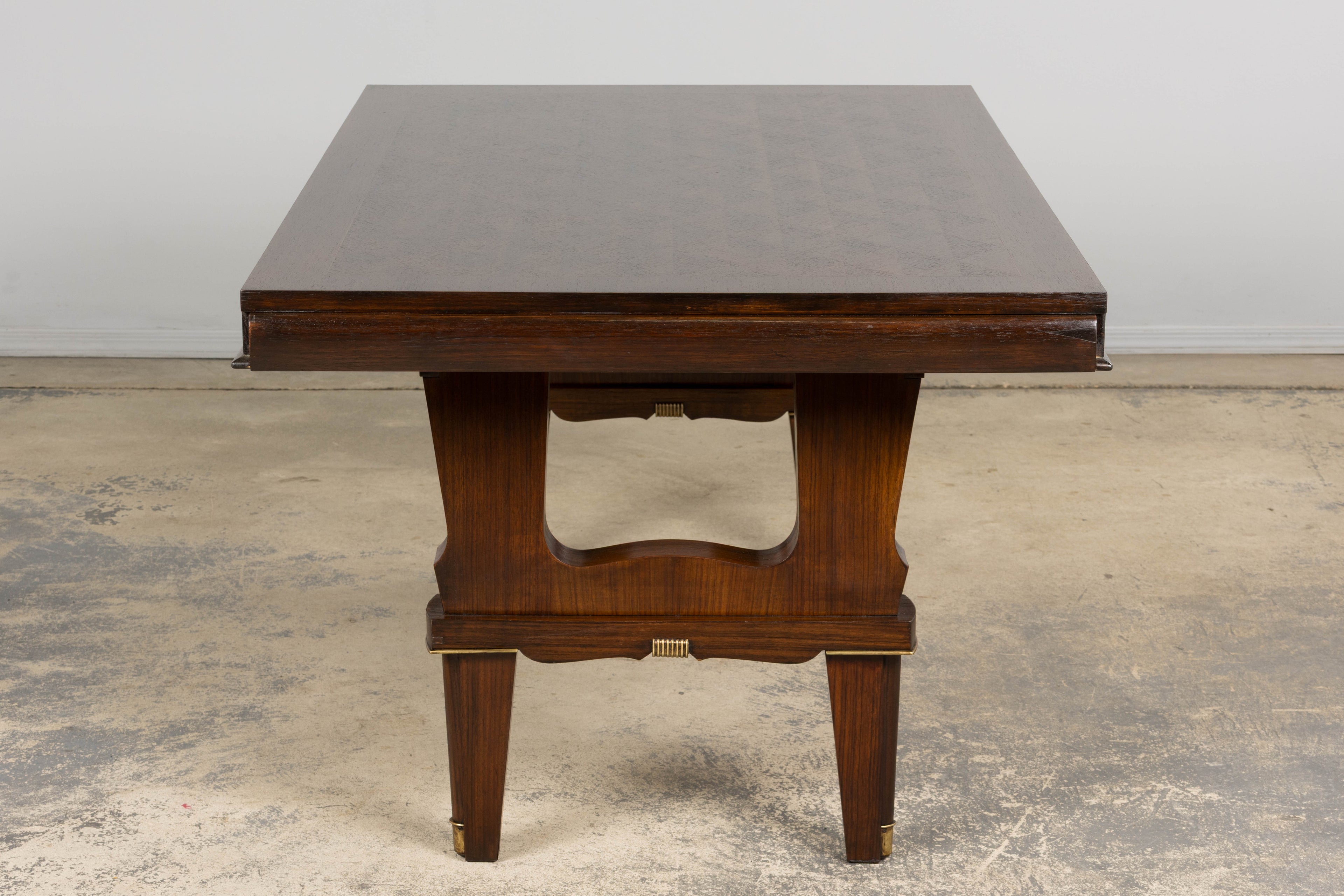 1930s French Parisian Art Deco Rosewood Dining Table
