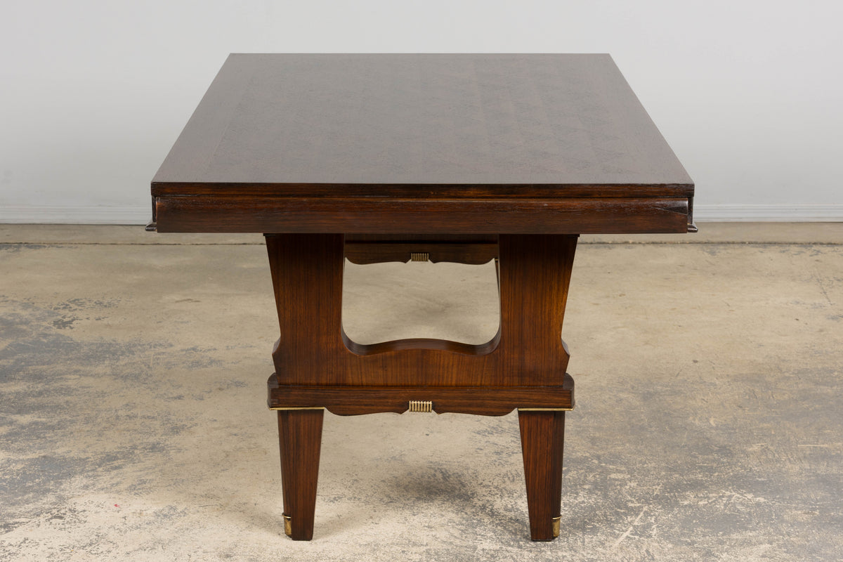 1930s French Parisian Art Deco Rosewood Dining Table