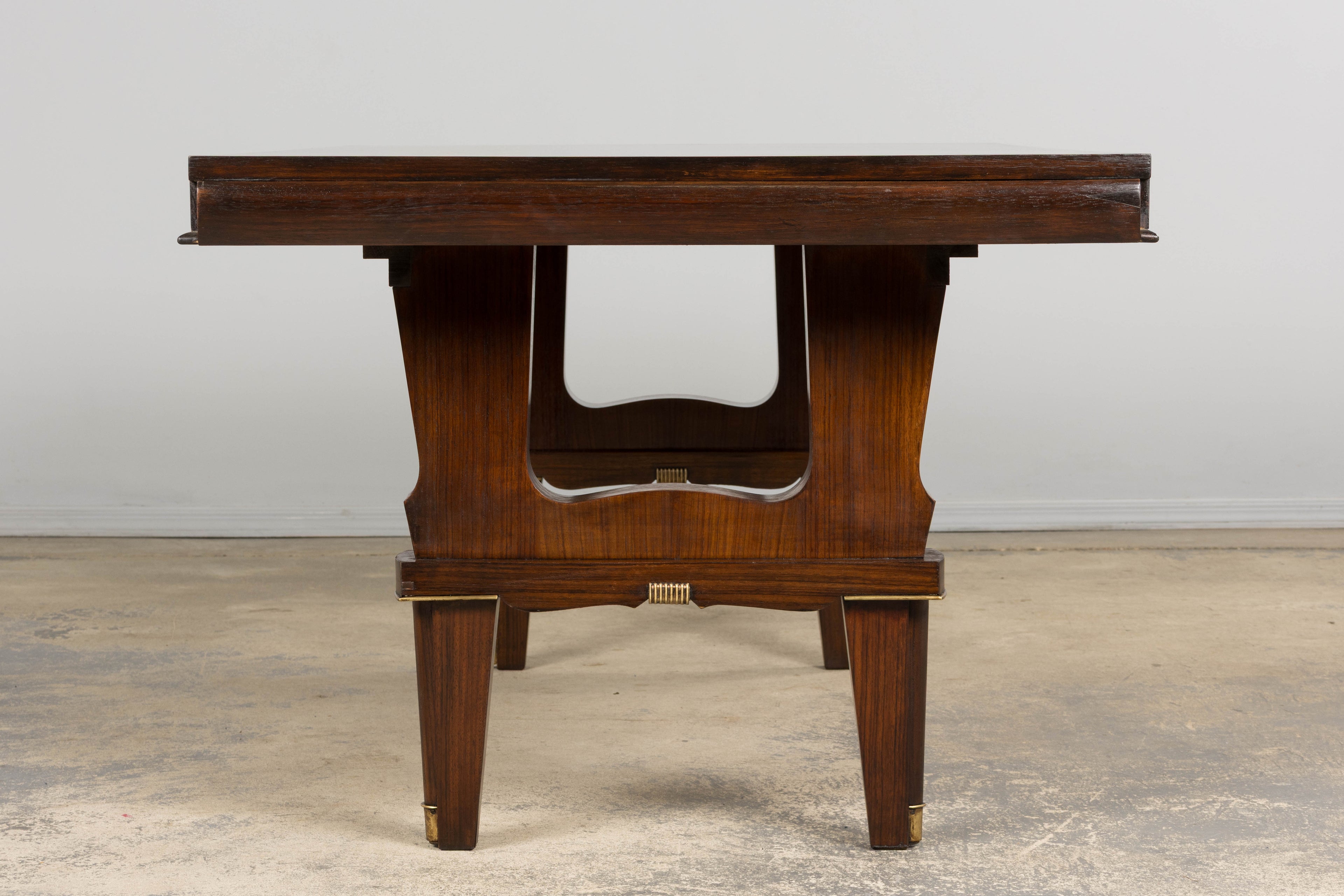 1930s French Parisian Art Deco Rosewood Dining Table