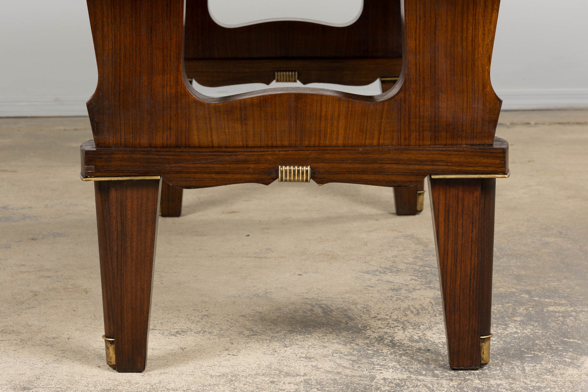 1930s French Parisian Art Deco Rosewood Dining Table