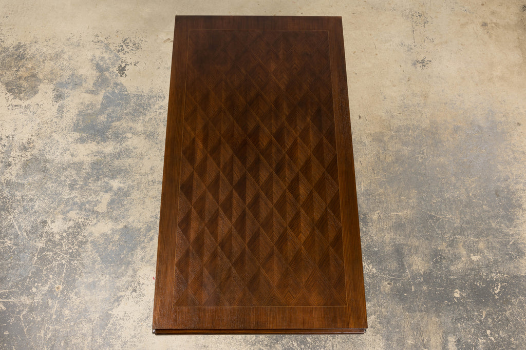 1930s French Parisian Art Deco Rosewood Dining Table