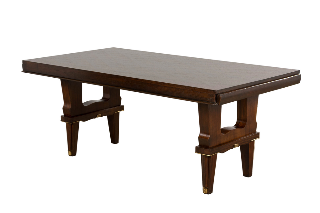 1930s French Parisian Art Deco Rosewood Dining Table
