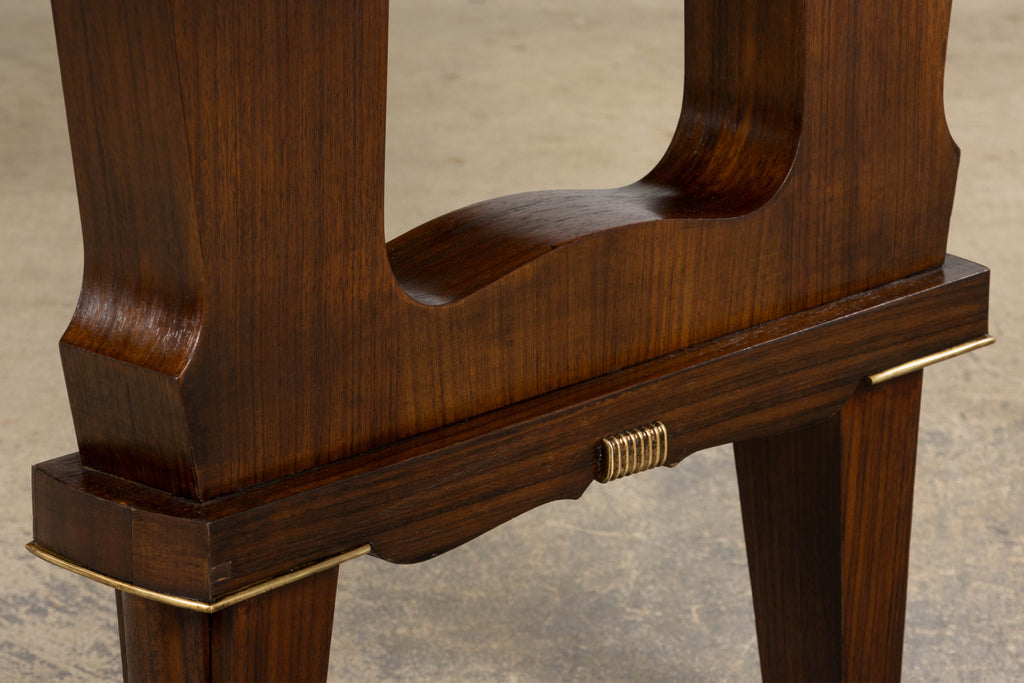 1930s French Parisian Art Deco Rosewood Dining Table